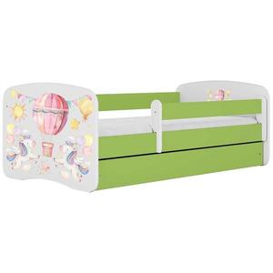 Dětská postel Babydreams+SZ+M zelená 80x180 Balónek obraz