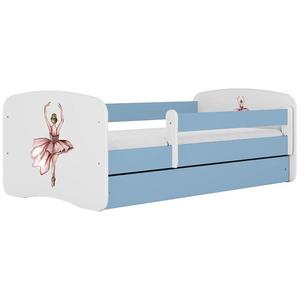Dětská postel Babydreams+SZ+M modrá 80x180 Balerína obraz