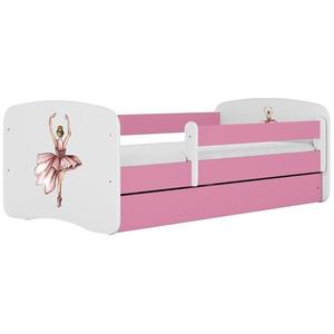 Dětská postel Babydreams+SZ+M růžová 80x180 Balerína obraz