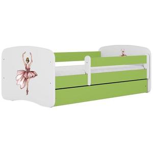 Dětská postel Babydreams+SZ+M zelená 80x180 Balerína obraz