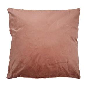 Povlak na polštář Plain Velvet 40x40cm hnědý obraz