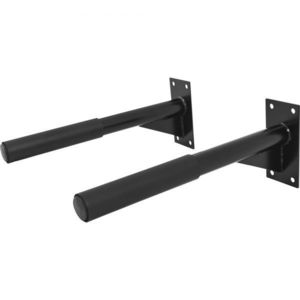 Gorilla Sports Bradla na stěnu 51 cm, černá obraz