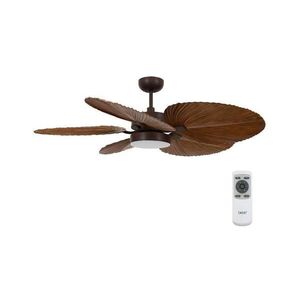 Lucci air Lucci Air 210655 - LED Stropní látor BALI 1xGX53/18W/230V hnědá + DO obraz