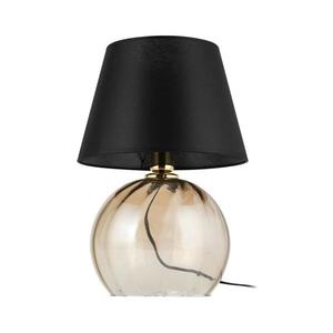 Stolní lampa AUREA 1xE27/15W/230V černá/béžová obraz