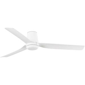 FARO Barcelona FARO 33828WT-Stropní látor PUNT TUB M bílá pr. 132 cm WT + dálkové ovládání obraz