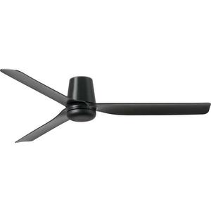 FARO Barcelona FARO 33830WT-Stropní látor PUNT TUB M černá pr. 132 cm WT +dálkové ovládání obraz