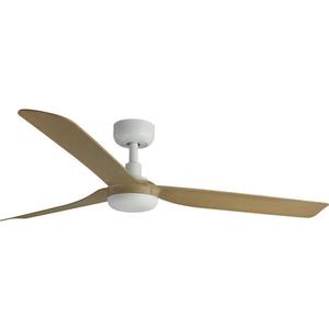 FARO Barcelona FARO 33816WT-Stropní látor PUNT M hnědá/bílá pr. 132 cm WT+dálkové ovládání obraz