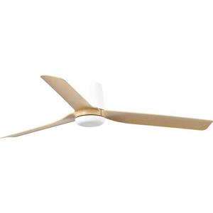 FARO Barcelona FARO 33829WT - Stropní látor PUNT TUB M hnědá/bílá pr. 132 cm WT + DO obraz
