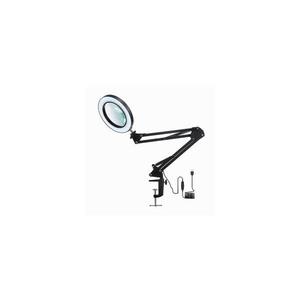 LED Stmívatelná stolní lampa s lupou LED/22W/5V černá obraz