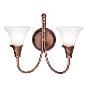 Elstead Elstead EM2-COPPER - Nástěnné svítidlo EMILY 2xE14/40W/230V obraz