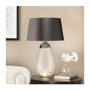 Elstead Elstead LENA-TL-L-SMOKE - LED Stolní lampa LENA 1xE27/40W/230V 74 cm šedá obraz