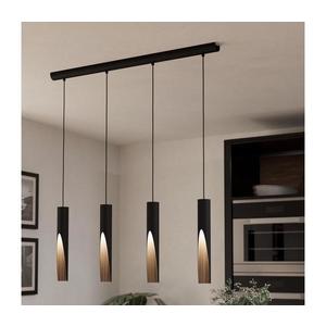Eglo Eglo 900875 - LED Lustr na lanku BARBOTTO 4xGU10/4, 5W/230V černá/hnědá obraz