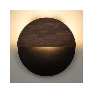 LED Nástěnné svítidlo LUNA LED/7W/230V pr. 26 cm černá/hnědá obraz