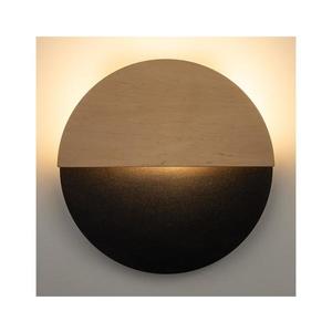 LED Nástěnné svítidlo LUNA LED/7W/230V pr. 26 cm černá/béžová obraz