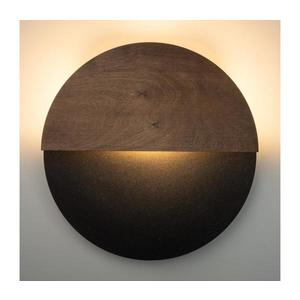 LED Nástěnné svítidlo LUNA LED/7W/230V pr. 36 cm černá/hnědá obraz