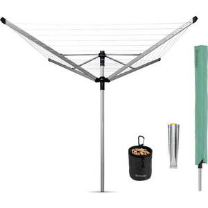 Venkovní sušák na prádlo ve stříbrné barvě 50 m Lift-o-Matic Advance – Brabantia obraz