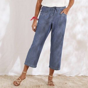 7/8 kalhoty z lehkého denimu obraz