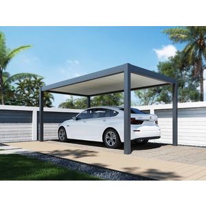 Hliníkový přístřešek na auto PRESTIGE Rojaplast obraz