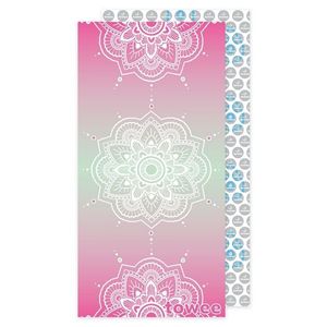 Towee Rychleschnoucí osuška MANDALA pink, 80 x 160 cm obraz