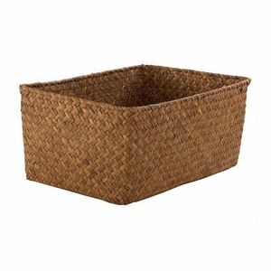 Compactor Úložný košík Compactor KITO - ručně pletený, 30 x 20 x 13 cm, karamelový obraz