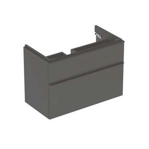 GEBERIT Smyle Square Umyvadlová skříňka, 88x47x62 cm, 2 zásuvky, lávová 500.354.JK.1 obraz