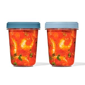 OXO Sada stohovatelných dóz na potraviny Twist&Stack, 950 ml, 2 ks 11393600 obraz