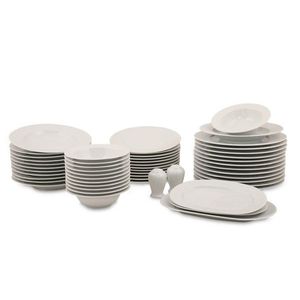 Hermia Porcelánová sada 53 ks talířů Porcelain bílá obraz