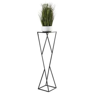 DekorStyle Stojan na květiny 100 cm- ČERNÝ obraz