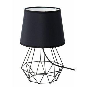 DekorStyle Stolní lampa Diamond se stínidlem 2v1- ČERNÁ obraz