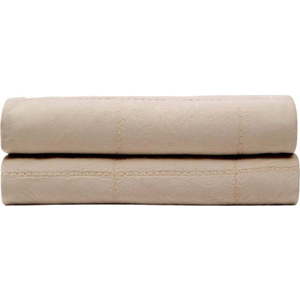 Světle hnědý bavlněný prošívaný přehoz 240x260 cm Isor – Kave Home obraz