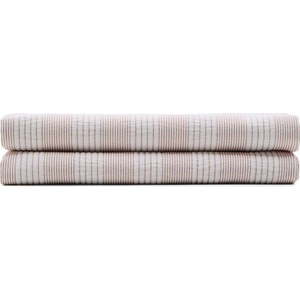 Červený/bílý bavlněný prošívaný přehoz 240x260 cm Macie – Kave Home obraz