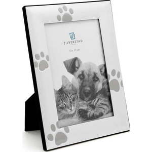 Kovový stojací rámeček ve stříbrné barvě 16x17 cm Paws – Zilverstad obraz