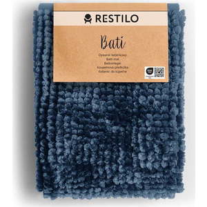 Tmavě modrá koupelnová předložka 70x120 cm Bati – Restilo obraz