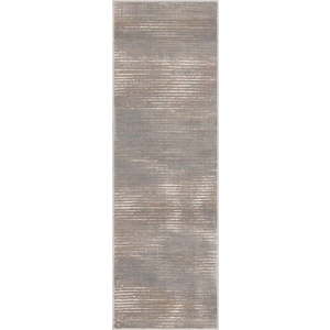 Běhoun šedobéžový 80x250 cm Soft Gik P – FD obraz