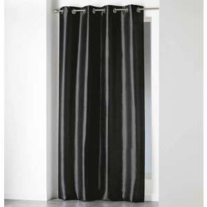 Černý závěs z mikrosaténu 140x240 cm Shana – douceur d'intérieur obraz