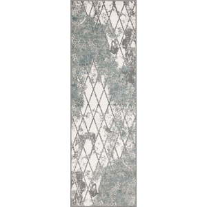 Běhoun šedomodrý 80x250 cm Sensi Gepi – FD obraz