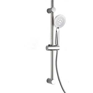 Plastový sprchový set v matně stříbrné barvě s ruční sprchou 70 cm Hydro – douceur d'intérieur obraz