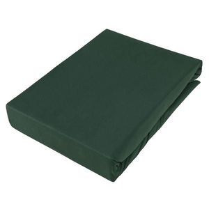 Novel BOXSPRINGOVÉ PROSTĚRADLO, žerzej, tmavě zelená, 180/220 cm obraz