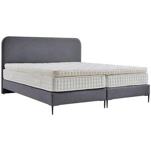 MID.YOU POSTEL BOXSPRING, 180/210 cm, textil, kompozitní dřevo, šedá obraz