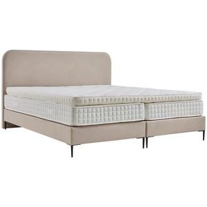 MID.YOU POSTEL BOXSPRING, 180/210 cm, textil, kompozitní dřevo, béžová obraz