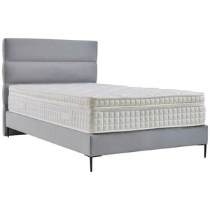 MID.YOU POSTEL BOXSPRING, 140/200 cm, textil, kompozitní dřevo, světle šedá obraz