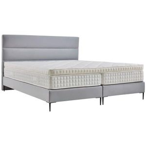 MID.YOU POSTEL BOXSPRING, 200/200 cm, textil, kompozitní dřevo, světle šedá obraz