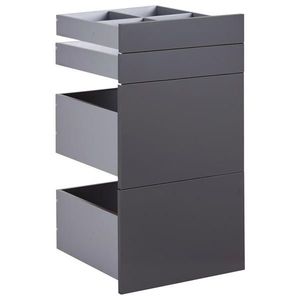 Hom`in SADA ZÁSUVEK, antracitová, 45, 3/83/46, 8 cm obraz