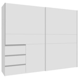 Carryhome SKŘÍŇ S POSOUVACÍMI DVEŘMI, bílá, 250/200/61 cm obraz