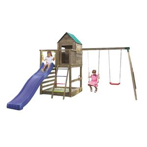 Marimex | Dětské hřiště Marimex Play Basic 007 + zelená skluzavka | 11640446 obraz
