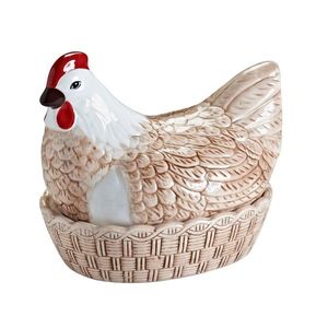 Mason Cash Mísa s víkem tvaru slepice Hen Nest, hnědá 2001.250 obraz