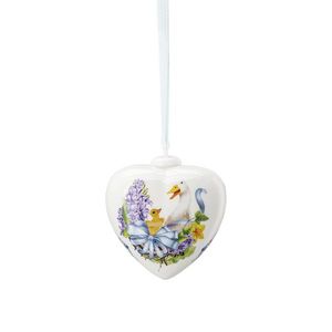 Rosenthal Velikonoční porcelánová závěsná dekorace srdce "Husy", 7 cm 02256-724079-27841 obraz