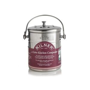 Kilner Kuchyňská nádoba na bioodpad 2 l - nerezová ocel 0025.416 obraz
