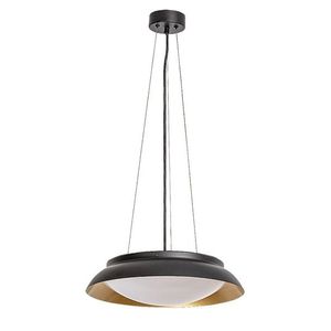 Rabalux Černo-zlaté závěsné LED svítidlo Hafsa 400mm 24W 72134 obraz