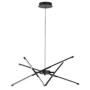 Rabalux Černé závěsné LED svítidlo Henli 760mm 30W 72237 obraz